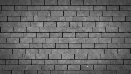 Obraz premium Destroyed wall brick texture on isolated background. Material grunged rocks overlays textured.