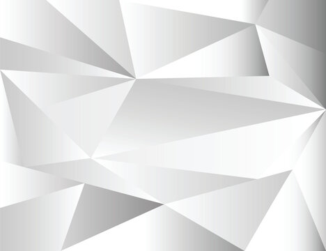 Abstract geometric wallpaper featuring a futuristic triangle pattern with origami style polygon shapes and a crystal mosaic texture for a modern vector design backdrop