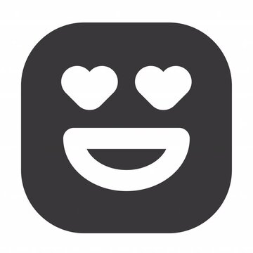 Love animation icon for social media, presentations, videos, websites. Alpha Channel
