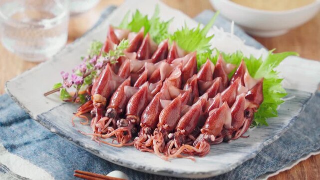 ホタルイカのボイル