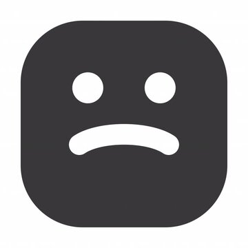 Pouting animation icon for social media, presentations, videos, websites. Alpha Channel