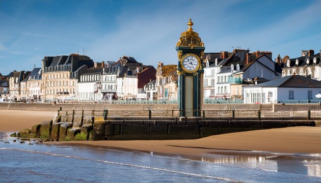 la pendule du remblai des sables d olonne vendee france
