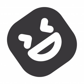 ROTFL animation icon for social media, presentations, videos, websites. Alpha Channel