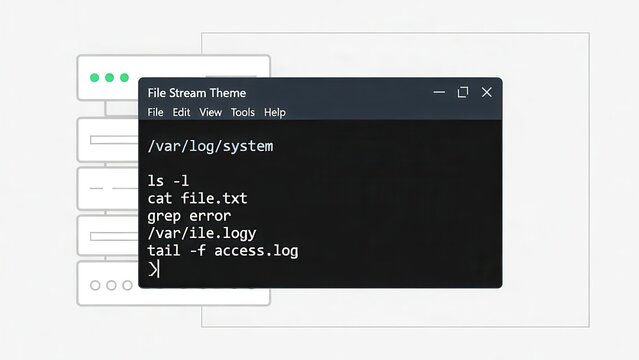 File Stream: Continuous system pipeline console running on virtual server
