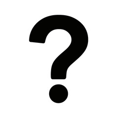 Fototapeta premium Isolated Transparent Png Of Question Mark