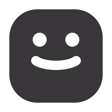 Winking animation icon for social media, presentations, videos, websites. Alpha Channel