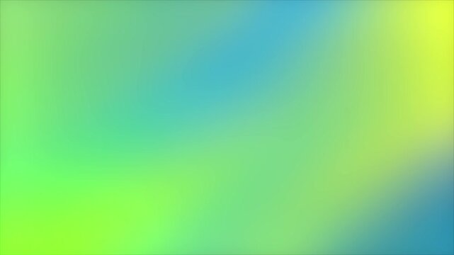 Vibrant green gradient background, colorful abstract motion video footage, 4k clip
