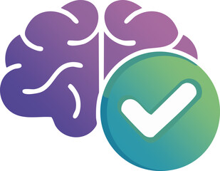 Obraz premium Secure Transparent AI Technology Symbol