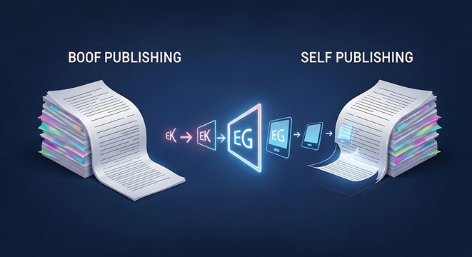 Traditional boof publishing vs modern self publishing process comparison