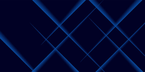 Elegant abstract background featuring dark blue gradients with sharp glowing diagonal light lines.