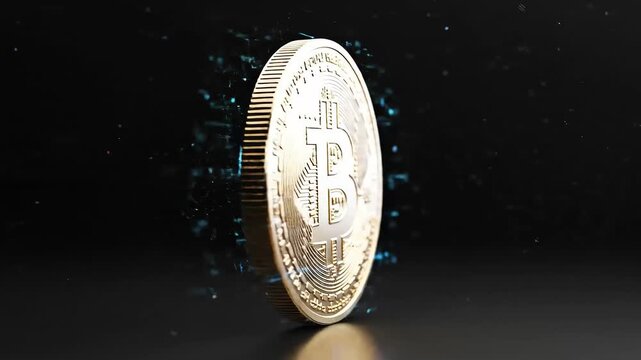 Firefly 3D cryptocurrency coin icon spinning slowly, glowing holographic reflection, minimal backgro prob4