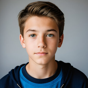 Portrait of 12 year old boy.
