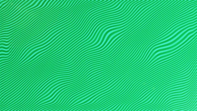 Green wavy lines abstract background seamless loop motion texture design promo vj 4k animation video