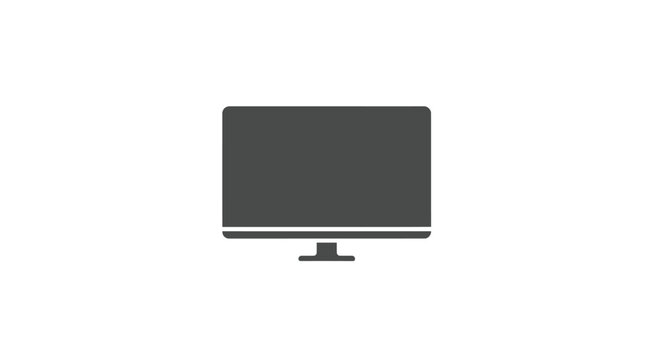 Modern flat screen computer monitor.