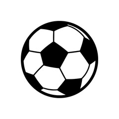 Naklejka premium Soccer ball icon logo design. Football sport sign and symbol. Soccer ball icon. Professional athletic equipment for match.