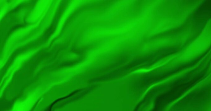 abstract green chroma key green pink satin fabric seamless wave background, silk cloth fluttering in the wind,