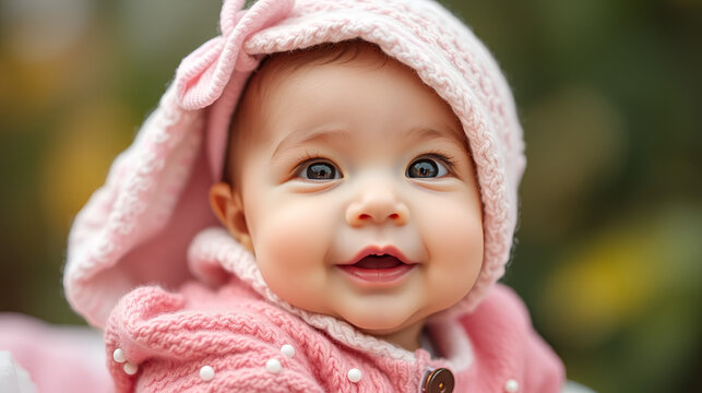 Baby Cute Baby Girl Portrait