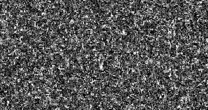 vhs glitch noise background realistic flickering, analog vintage TV signal with bad interference, static noise background