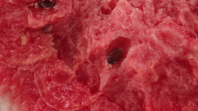 close-up of fresh red watermelon	