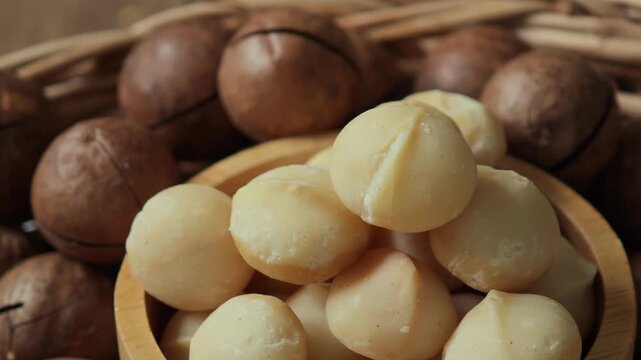 Video of macadamia nuts 