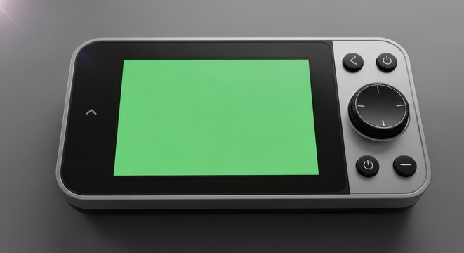 Device with Green Screen, Controller, Mockup, Technology, Interface
