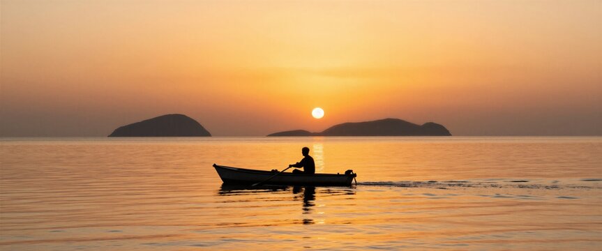Silueta al Atardecer