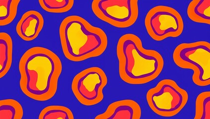 Colorful Abstract Shapes Pattern for Creative Background Design