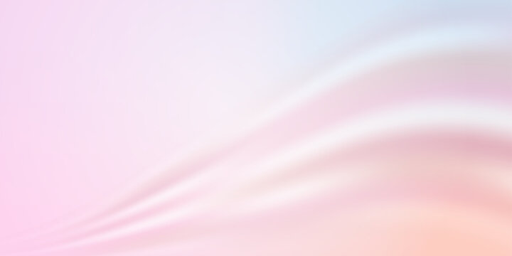 Background abstract pink sky. Light gradient vector banner. Pastel purple blur backdrop. Soft blurred light bg. Blurred color simple wallpaper. Pastel gradation water cover design