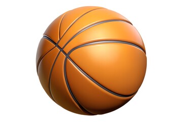 Fototapeta premium basketball isolated on white background
