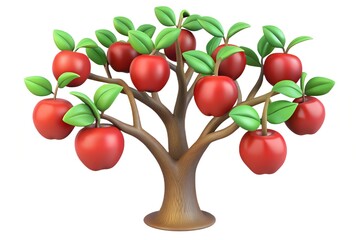 apple tree with flowers