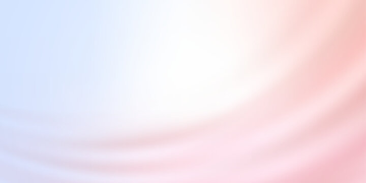 Pastel pink and blue blur backdrop. Light gradient vector banner. Background abstract purple sky. Soft blurred light bg. Pastel gradation water cover design.  Blurred color simple wallpaper