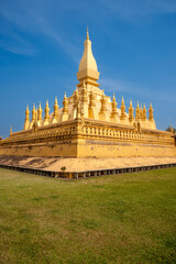 Fototapeta premium Pha That Luang, meaning 