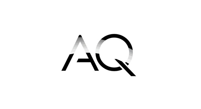 Elegant AQ Monogram Logo Design.