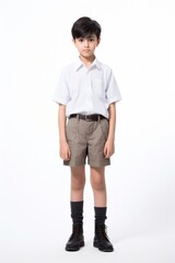 Fototapeta premium Japanese boy student shorts child kid.