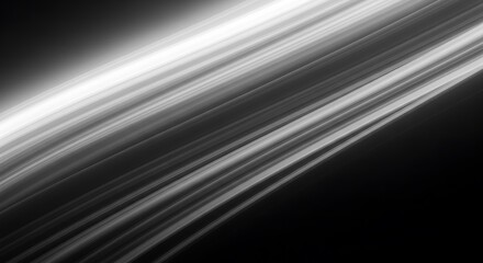 Fototapeta premium Saturn's rings in space