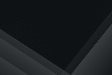 Abstract background with overlapping transparent geometric layers. Minimalist background design with trendy halftone dotted decoration for brochure, certificate, and card. VOL. 3