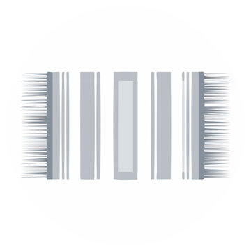Minimalist bath mat with fringe design bathroom floor covering in light gray shades