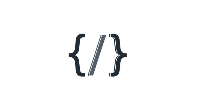 Code Brackets Symbol Programming Development.