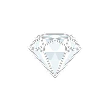 Diamond Jewel Gemstone Luxury Illustration Design.