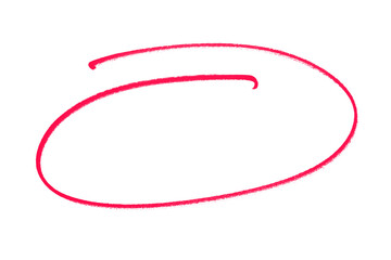 hand-drawn red circle brush stroke highlight marker for presentation, Hand Drawn Oval Highlight Effect, Hand-drawn red circle highlight isolated transparent background © Novix