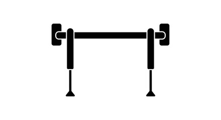 Naklejka premium Adjustable Support Strut for Construction and Renovation Projects