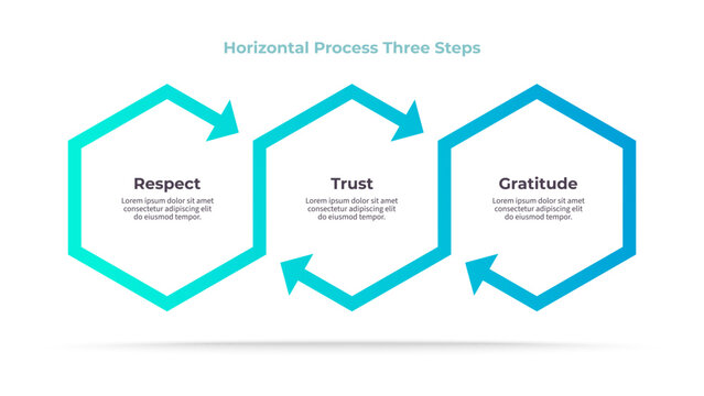 Business infographic template. Process chart with three options, steps. Vector chart.