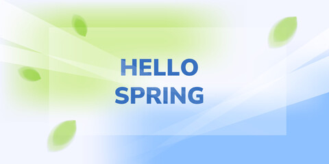 Obraz premium A fresh spring background suitable for landing pages, banners, posts, and other business purposes.