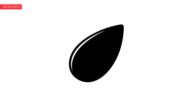 Black seed or bean shape.