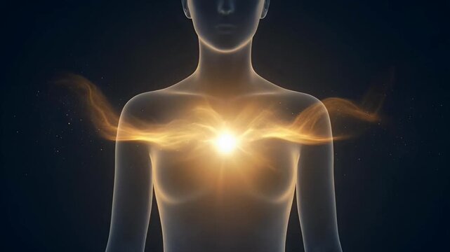 Smooth Animation of Glowing Human Conscience Awakening for International Day of Conscience