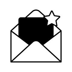 Email + tiny star