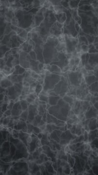 Lightning patterns swirl through smoky gradients on a dark gray field
