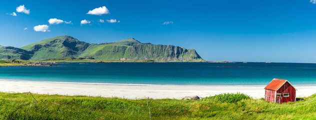 Rambergstranda on the Lofoten Islands in Norway