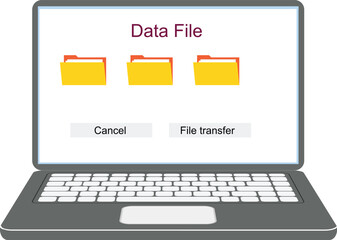 file transfer laptop data file transfer laptop screen folder laptop company data