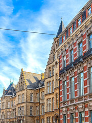 Fototapeta premium Street view of downtown Ghent, Belgium